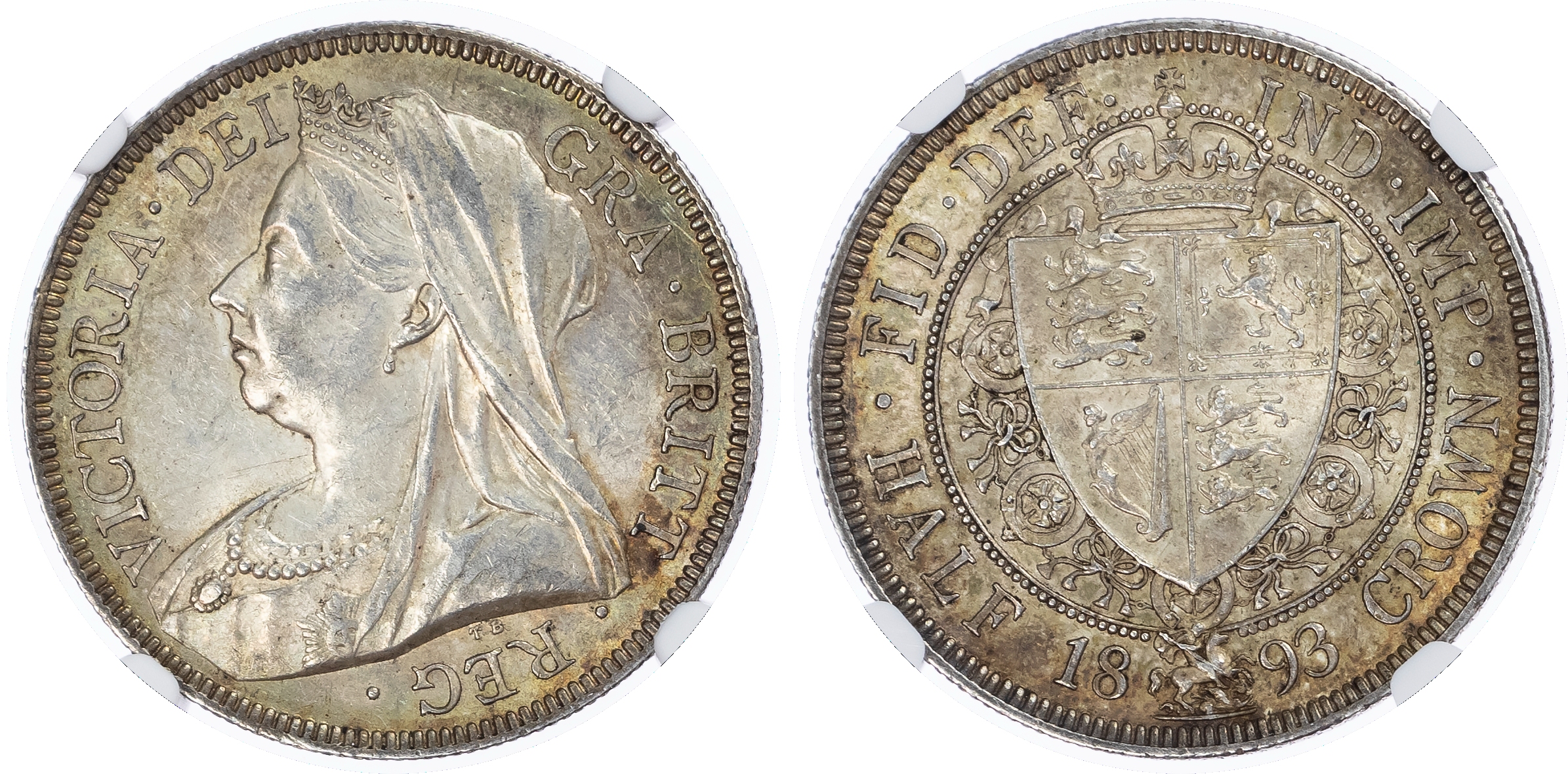 Great Britain. Victoria AR Halfcrown. 1893. 