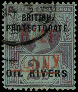 Niger Coast SG 17 used