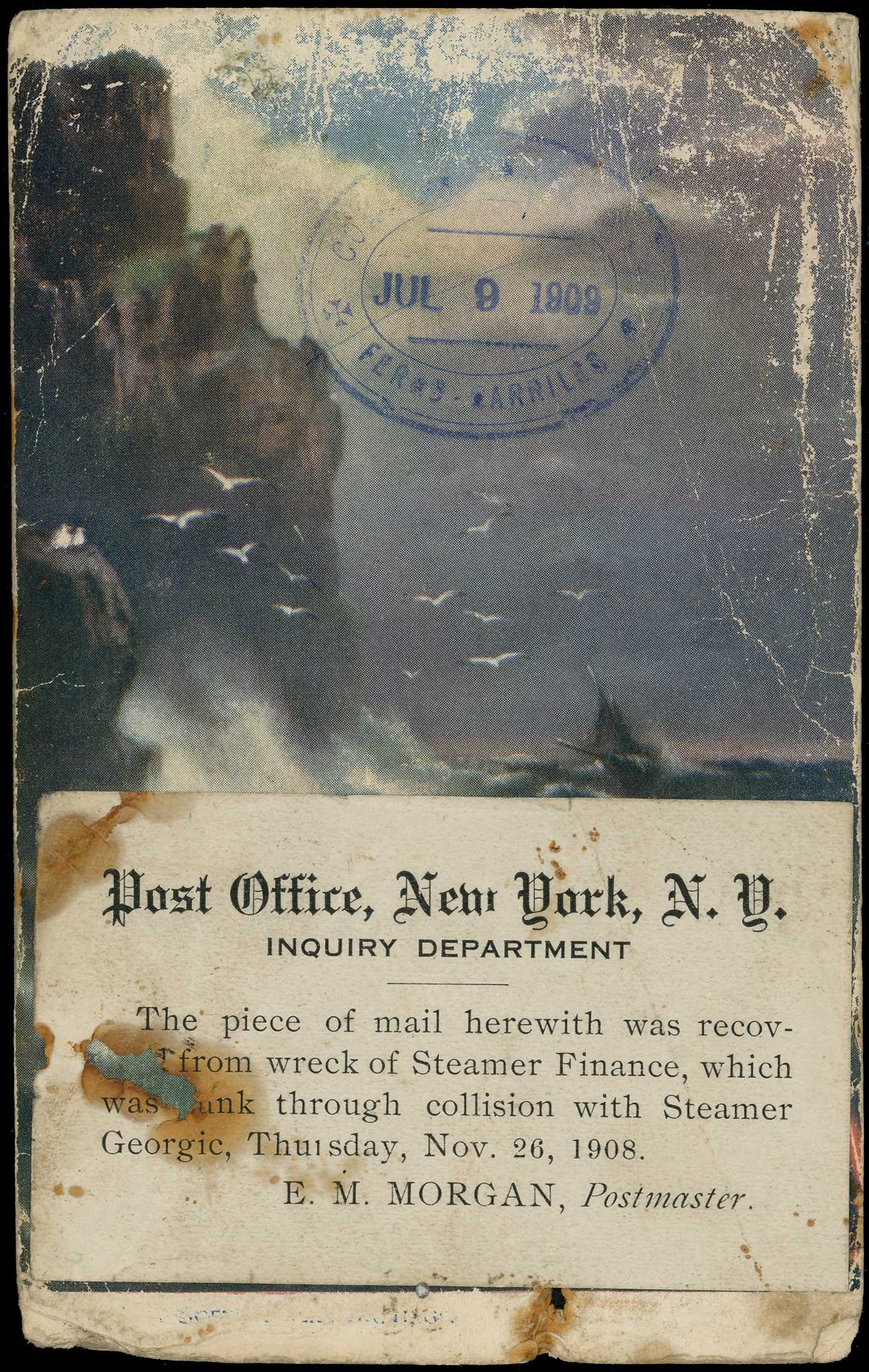 Peru: 1908 picture postcard from...