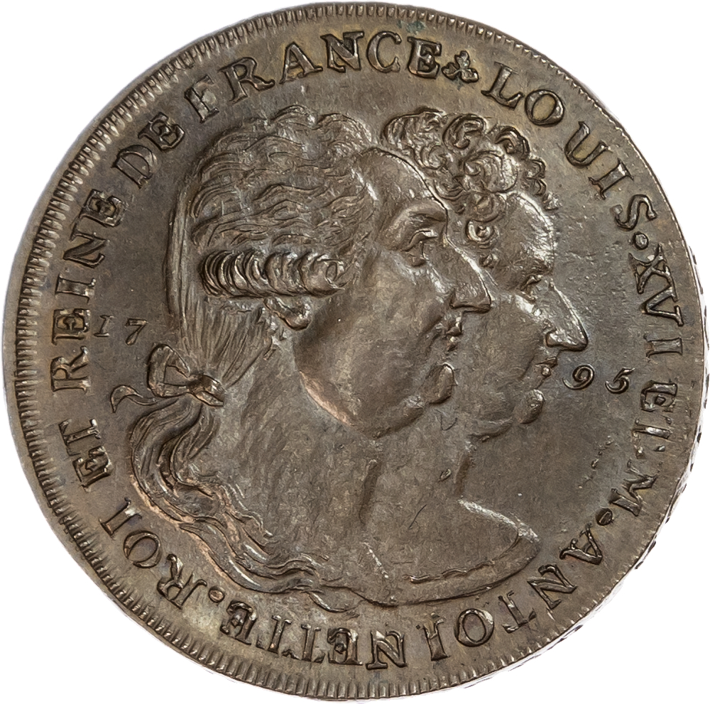 London National Series, Skidmore’s mule King & Queen of France Halfpenny 1795