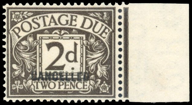 GB SG D13 1924 Postage Due 2d CANCELLED