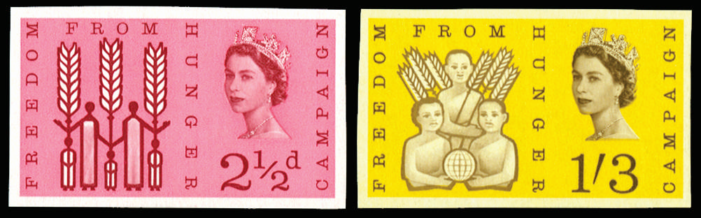 GB 1963 SG 634-5 imprimaturs