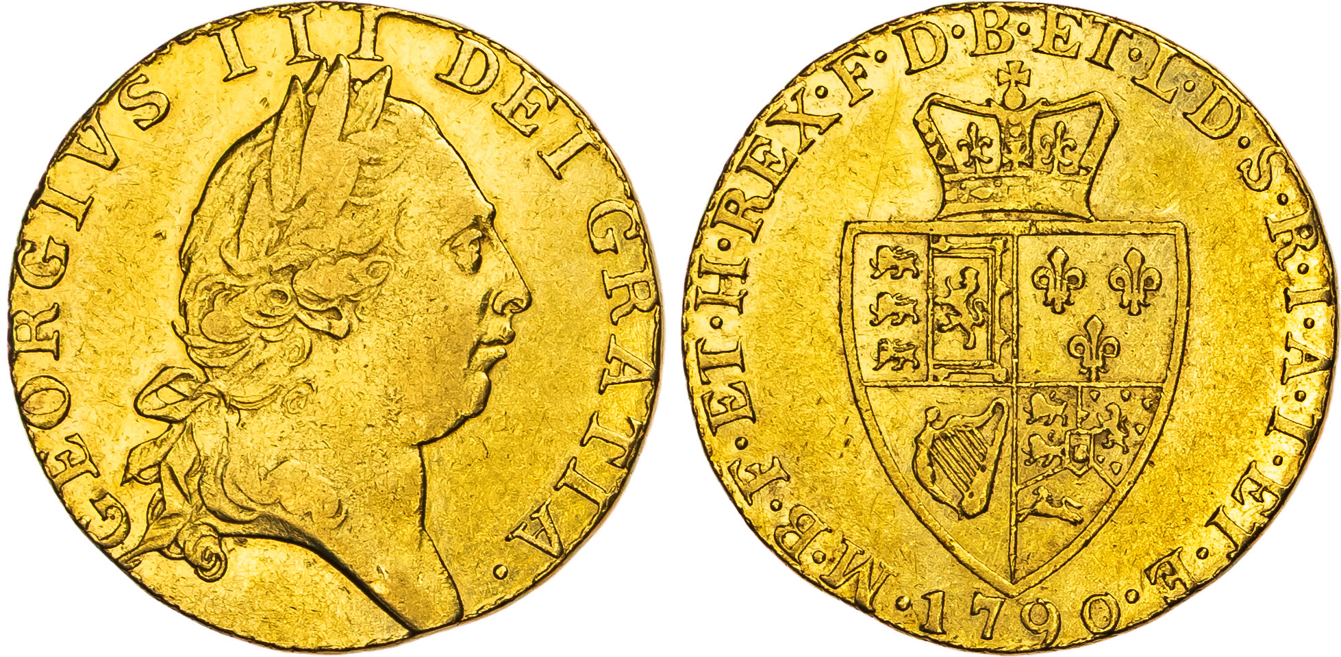 George III (1760-1820) Guinea, 1790.