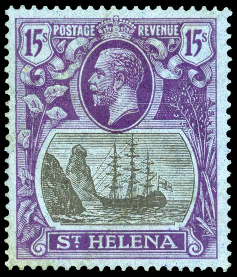 St Helena SG 113 15s mint
