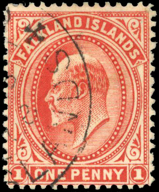 Falkland Islands SG 44cx used