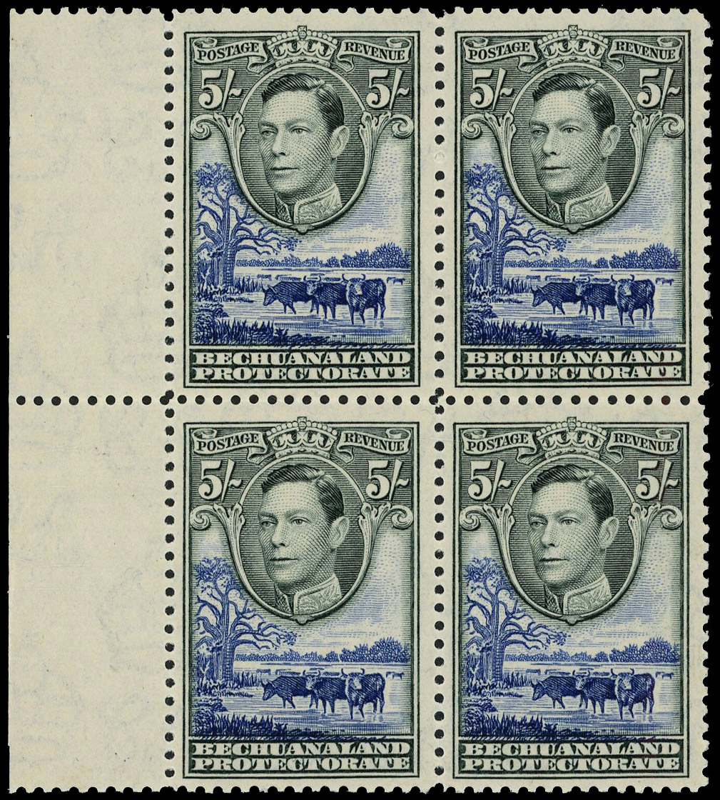 Bechuanaland SG 127a block mint