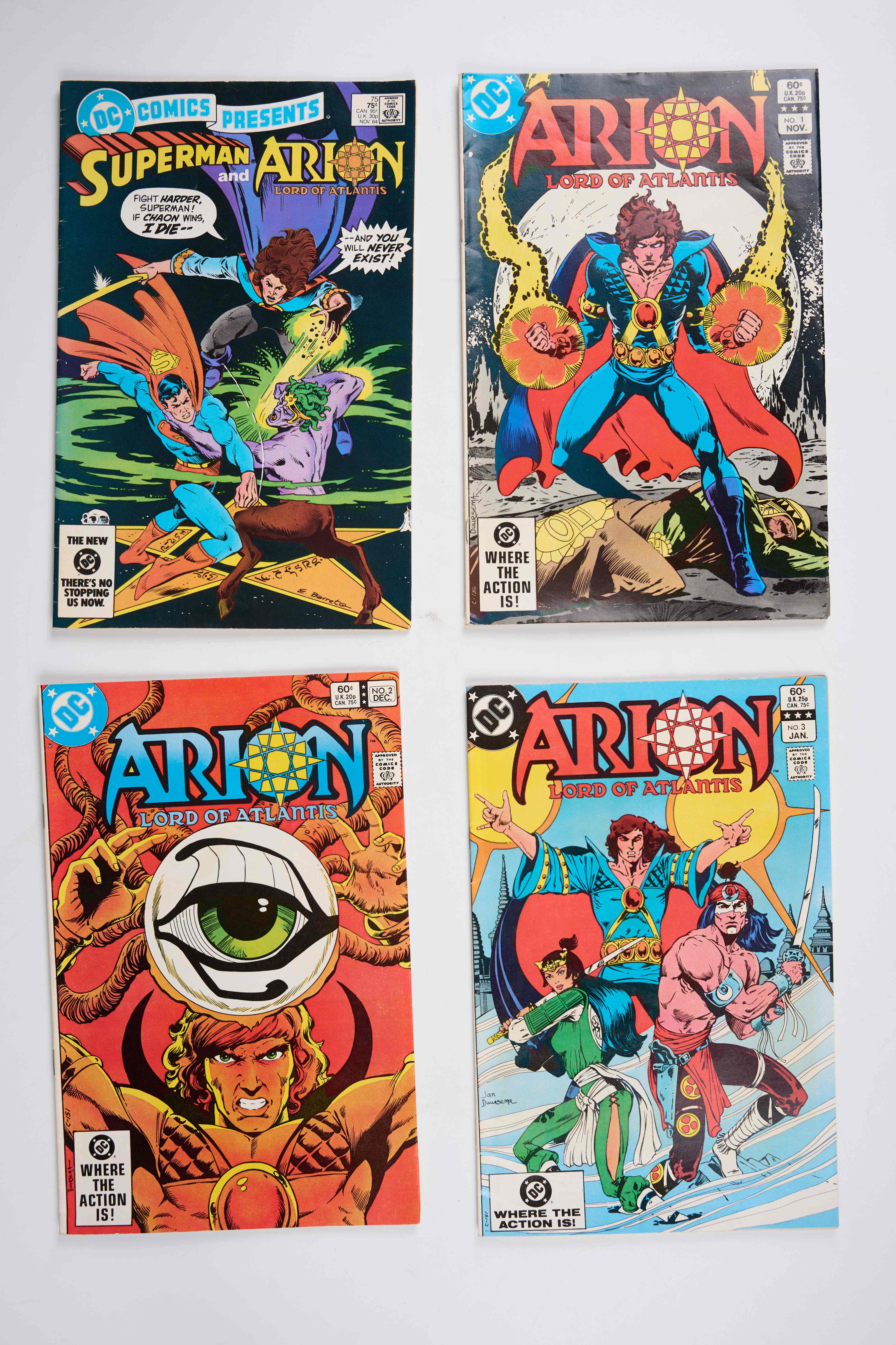 Arion Lord of Atlantis Volume 1 (DC Comics, 1982-92) Bundle of 43 Issues