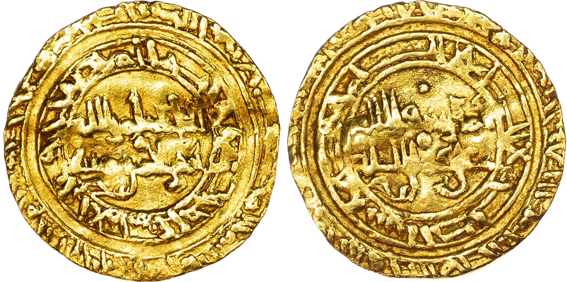 Fatimid, al‑Hakim (AH 386‑411 / 996‑1021 AD), gold Dinar, AH 394 / 1003/4 AD, al‑Mansuriya