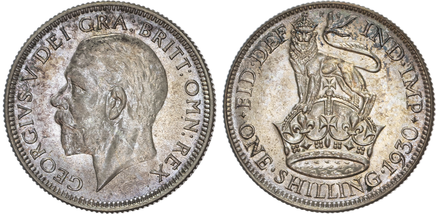 George V (1910-1936) Shilling, 1930, fourth coinage.