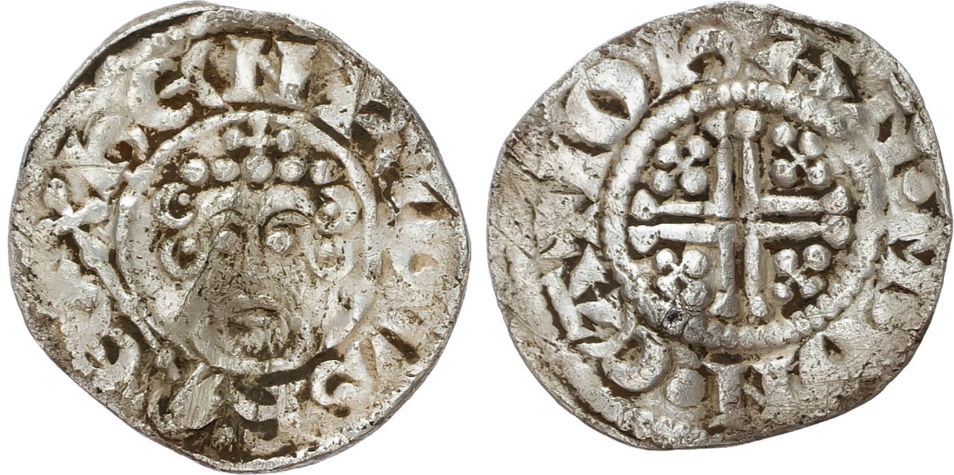 John (1199-1216) Penny, class 5b2, Canterbury mint, Iohan M moneyer.