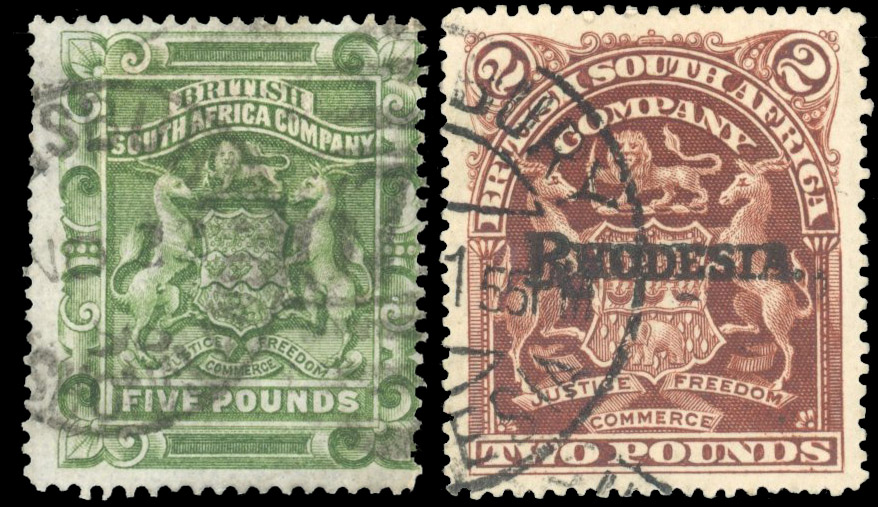 Rhodesia 1892-1919 collection used