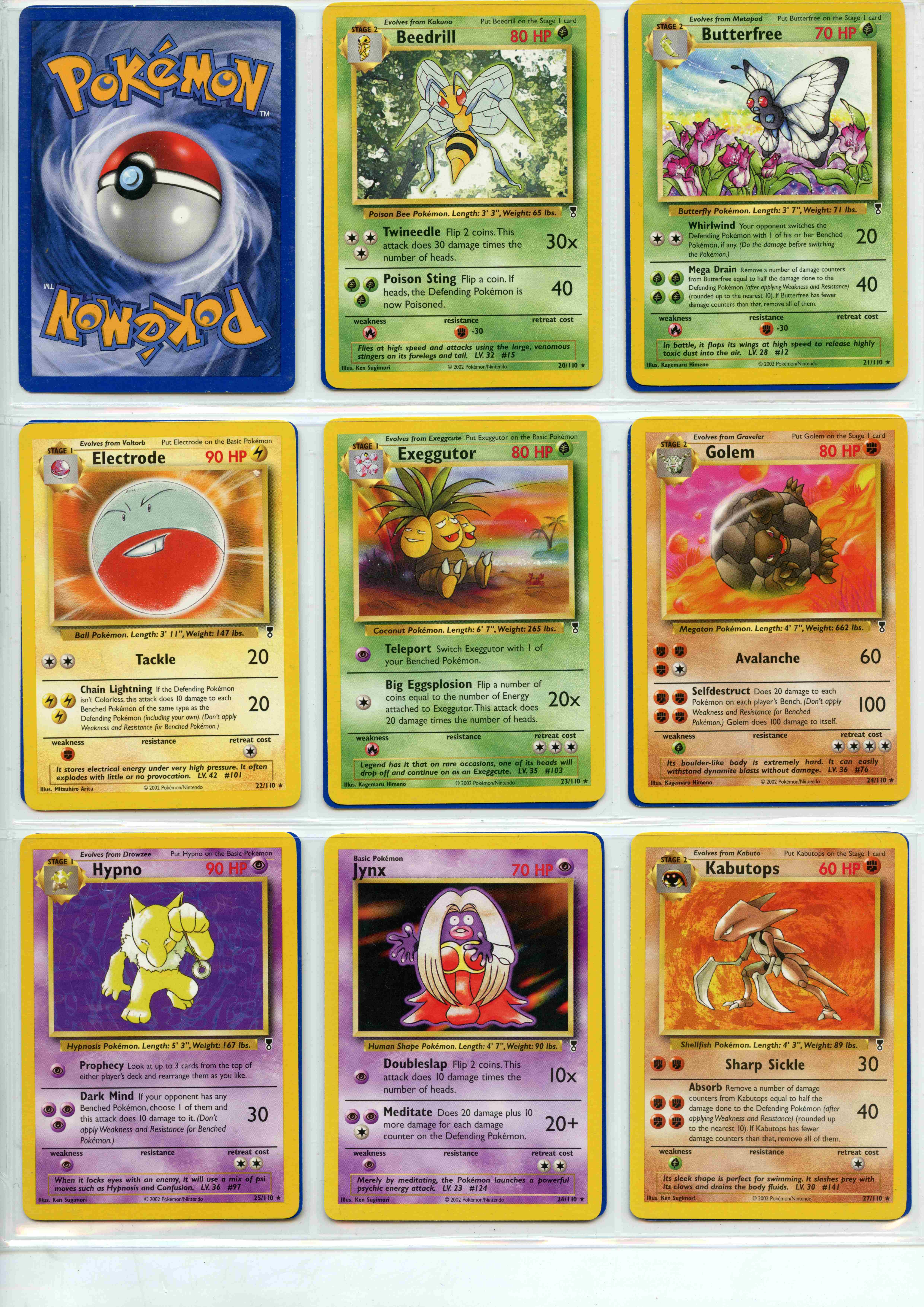 Pokémon TCG - Legendary Collection - Partially Complete - Missing 5 Cards