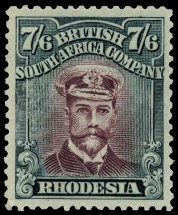 1922-3 7/6d Head Die IIIB, perf 14, white...