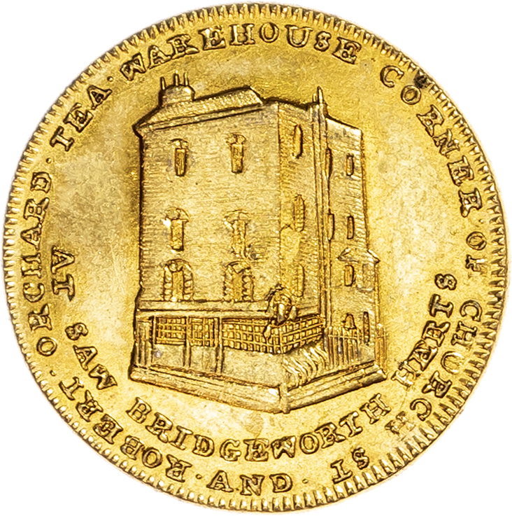 London - Soho, Robert Orchard Gilt Proof Farthing 1804