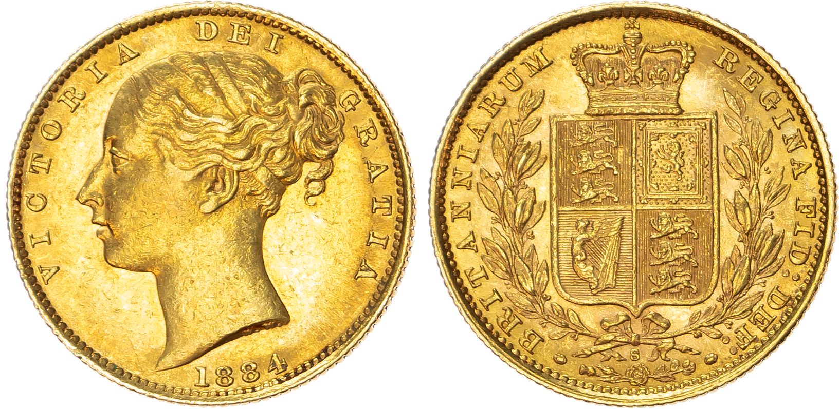 Victoria (1837-1901), Sovereign, 1884, Sydney mint