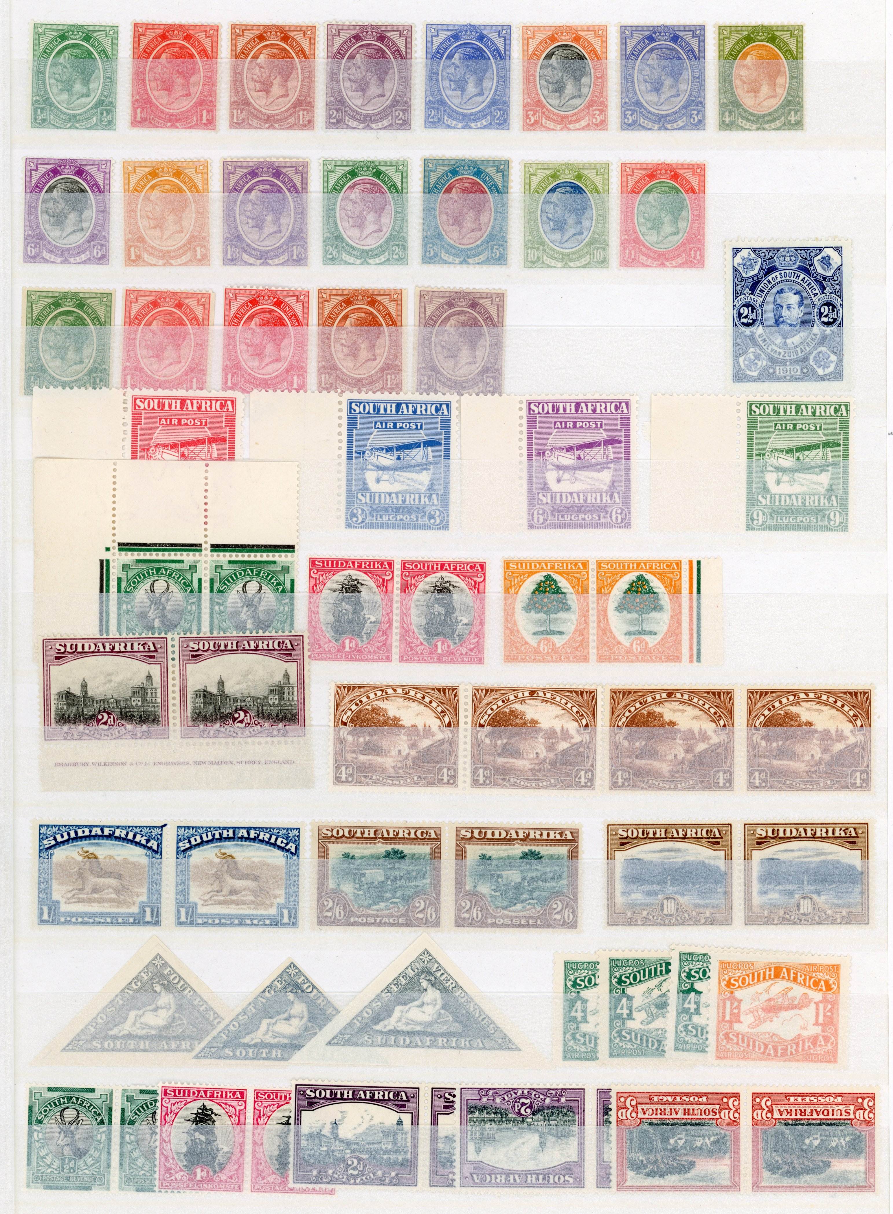 South Africa 1910-72 collection mint