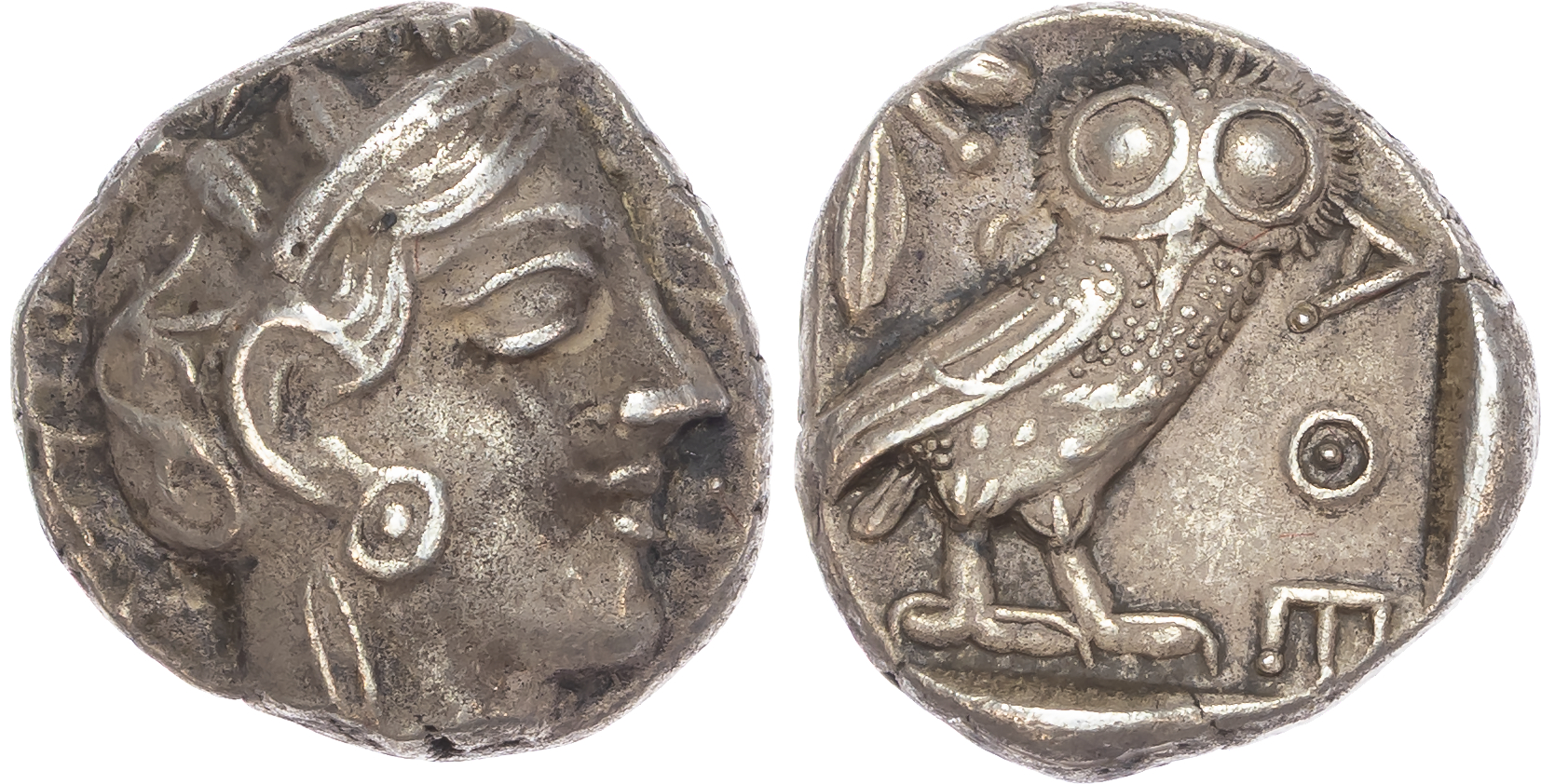 Attica, Athens (c. 454-404 BC) AR Tetradrachm, 17.07g.