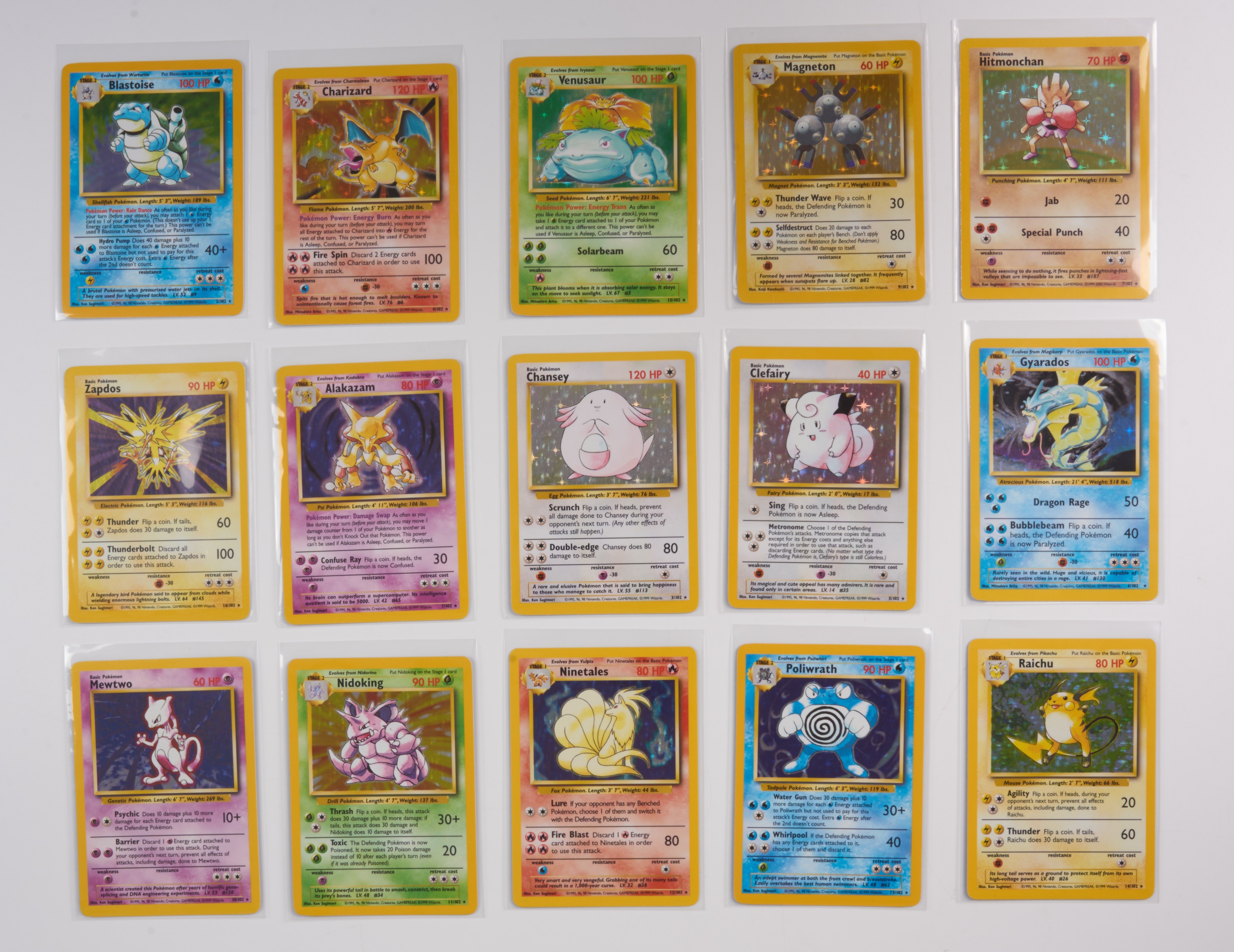 Base Set - Unlimited & 4th Print - All Holos + Partial Set