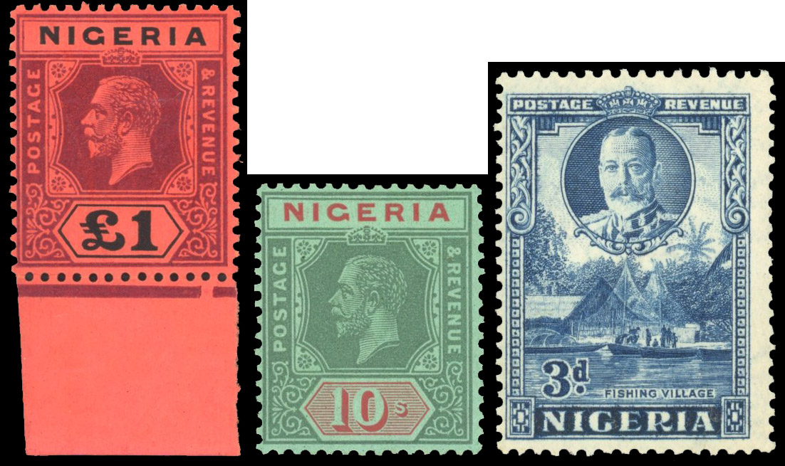 Nigeria 1914-54 collection mint
