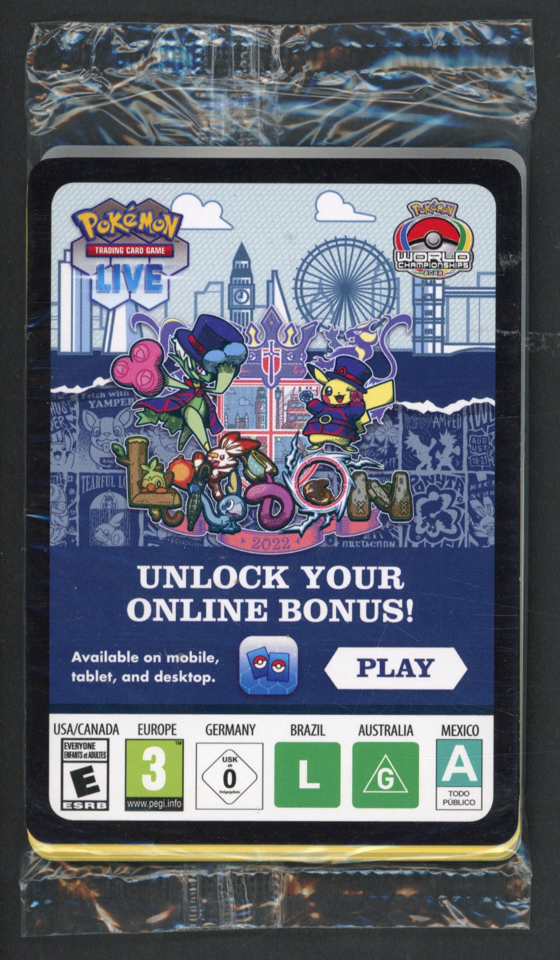 Pokémon World Championship 2022 Competitor Promo Pack - Champions Festival