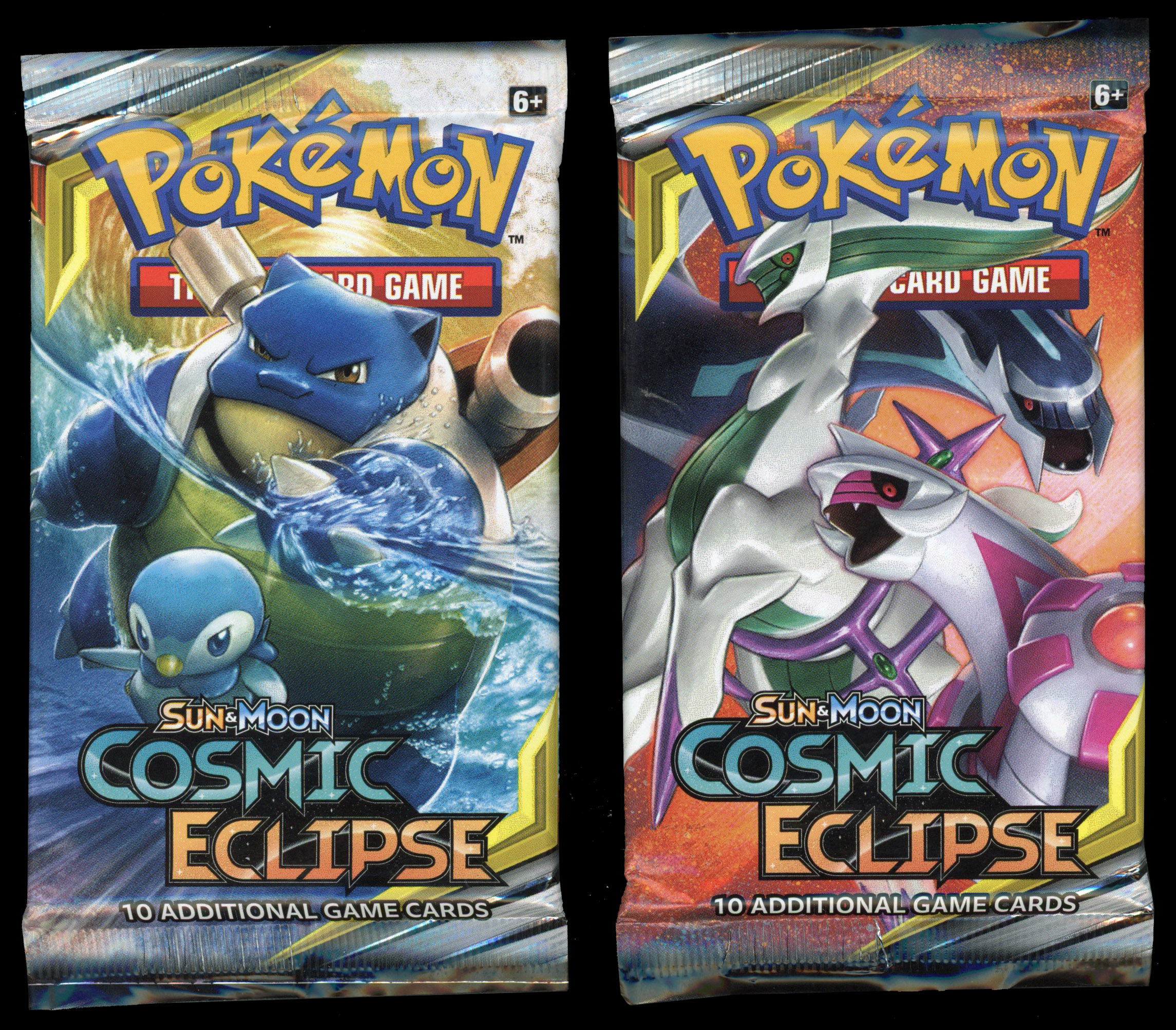 Pokemon TCG - 2x Cosmic Eclispe Sealed Booster Packs