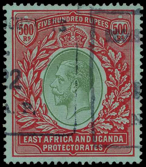1912-21 500r green and red/green,...