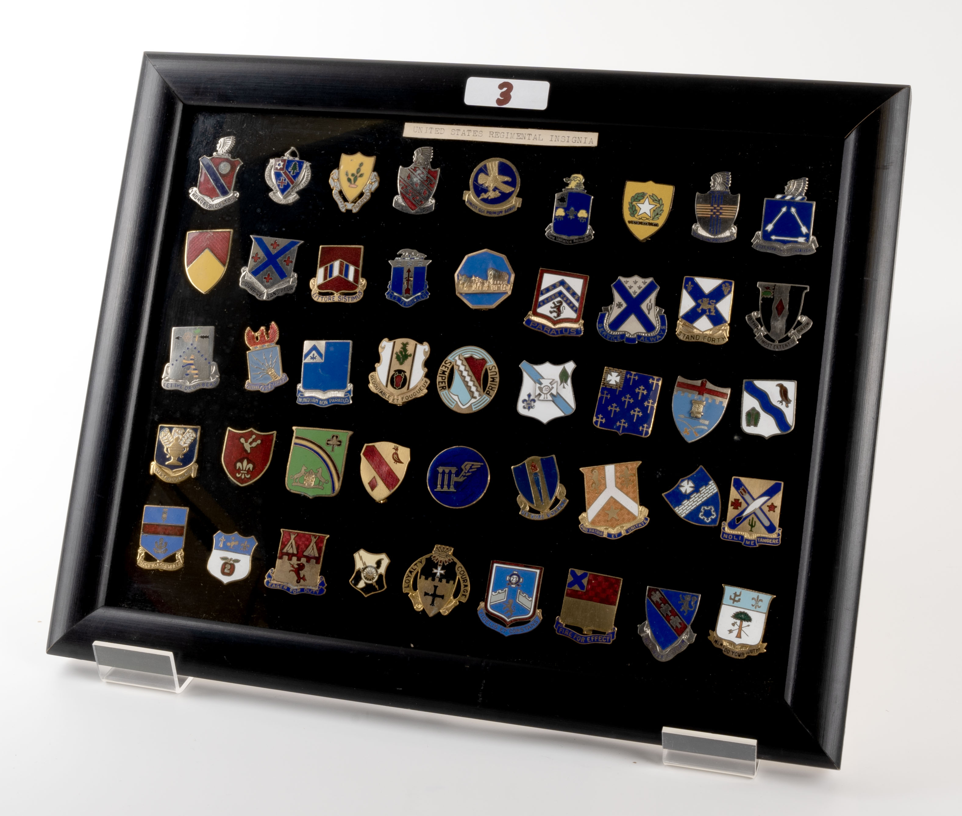 Badges - USA Military Badges, enamelled (45 items)