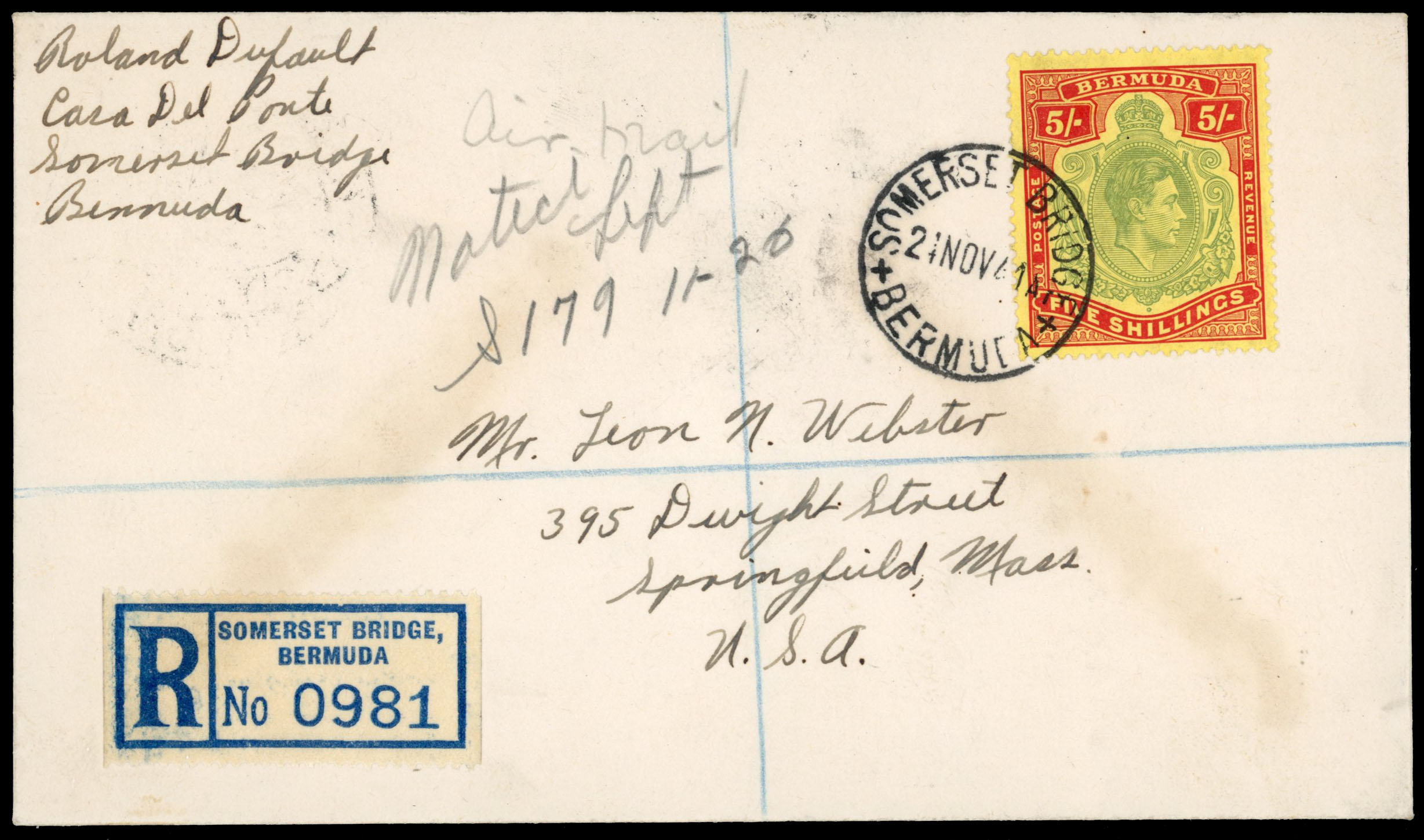 Bermuda SG 118a cover