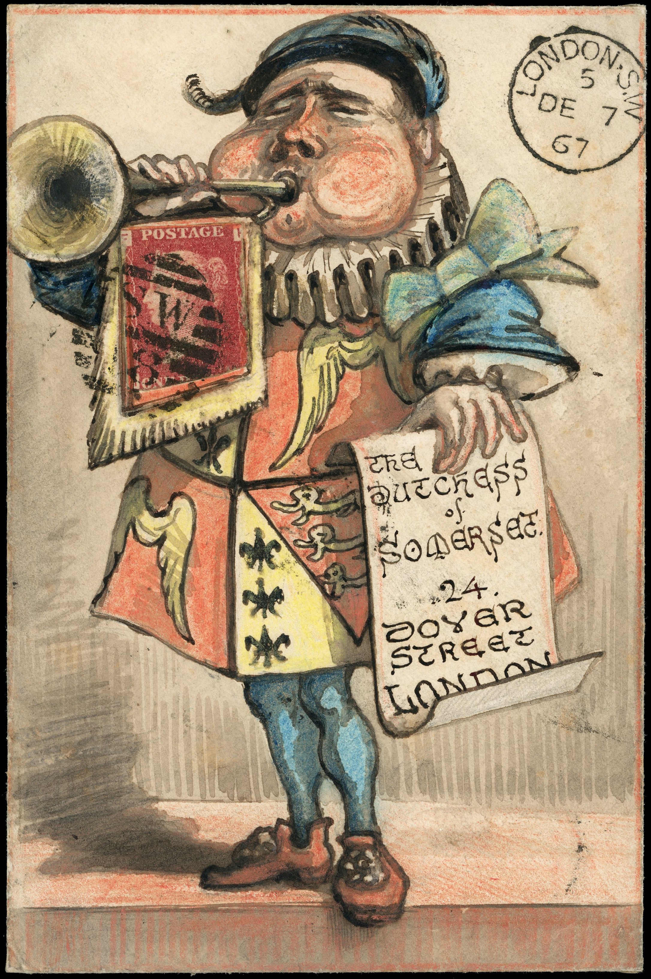 1866 Hand Illustrated. A spectacular cover