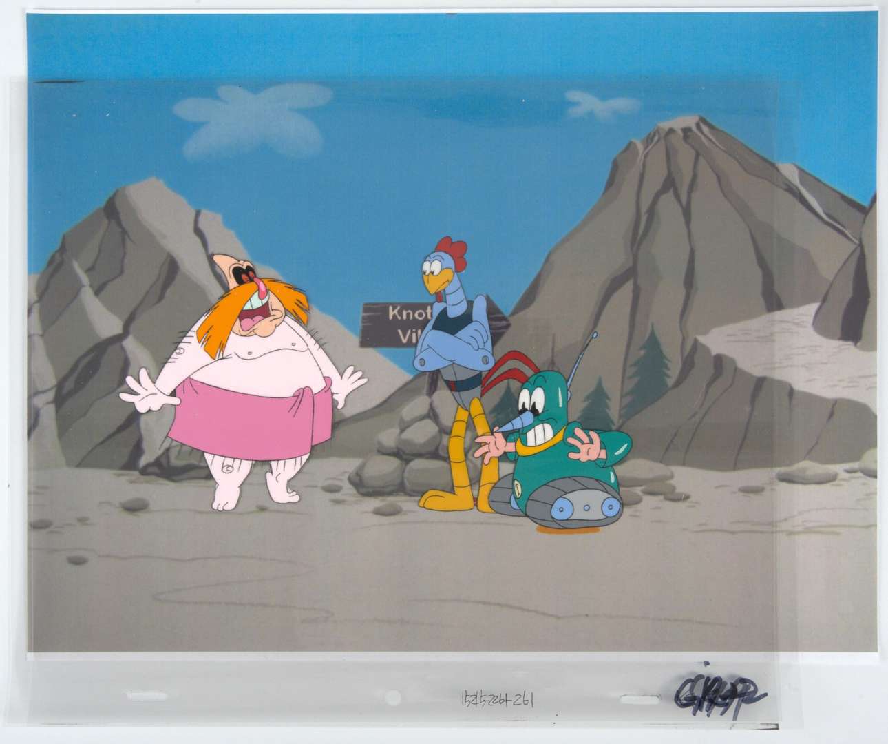 Adventures of Sonic the Hedgehog Original Dr. Eggman Production Animation Cel (DIC Productions, 1993-1994) Total 3
