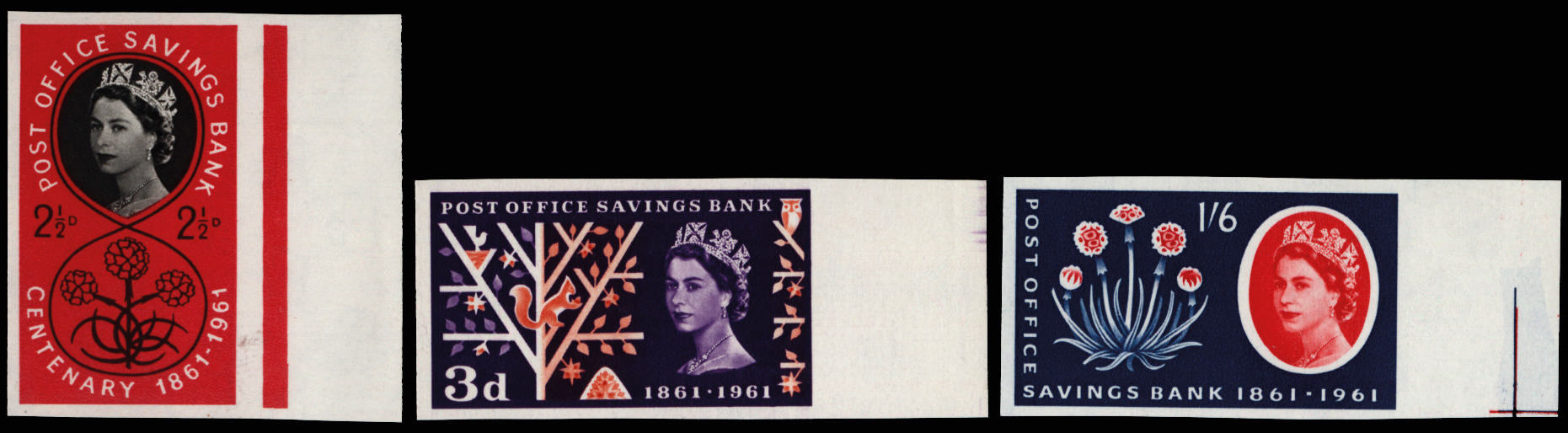 GB 1961 SG 623-5A imprimaturs