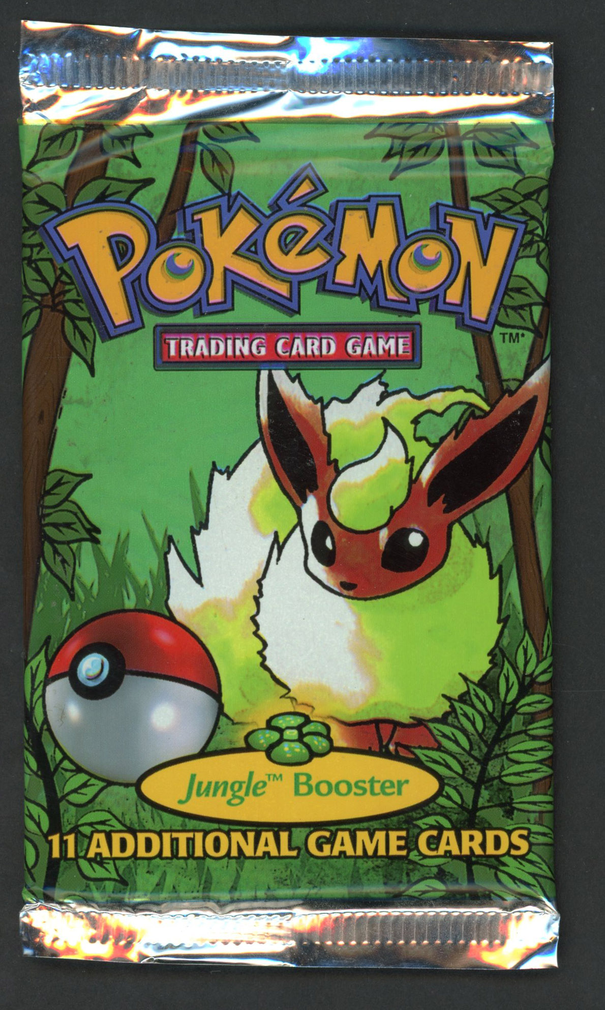 Jungle Sealed Unlimited Booster Pack - Flareon Artwork