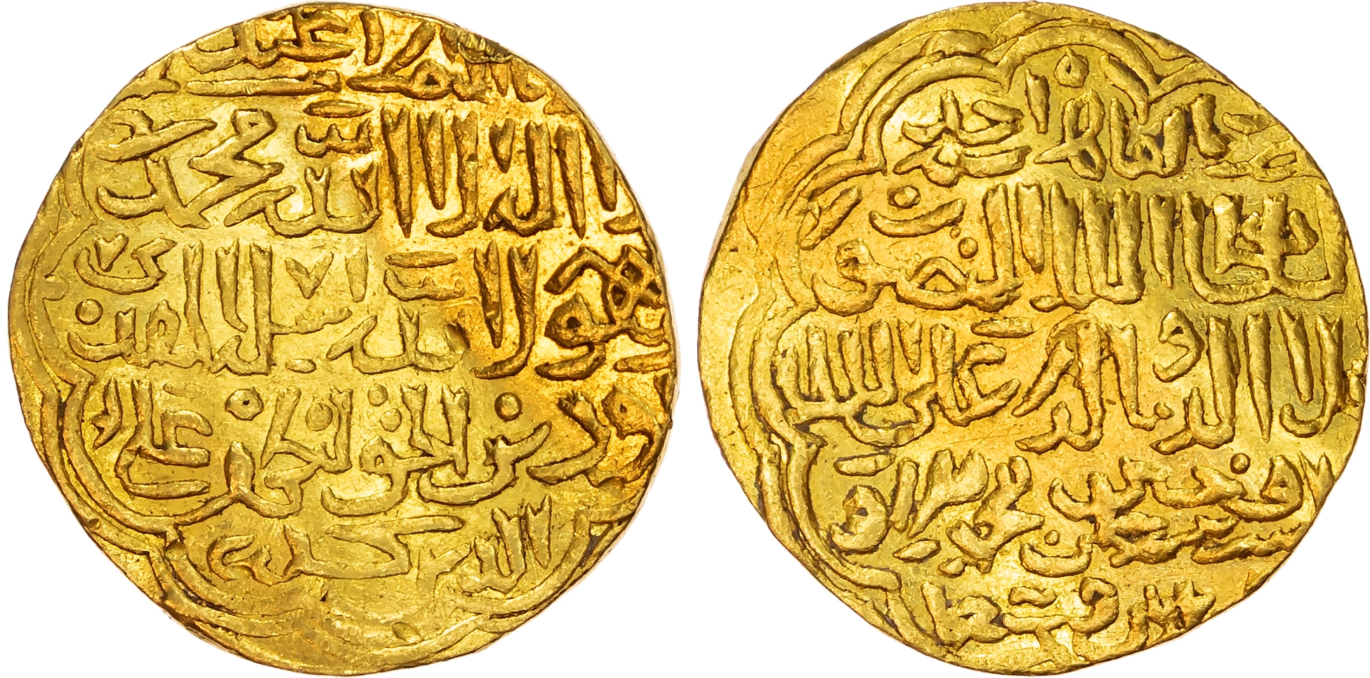 Bahri Mamluk, al-Mansur 'Ali II (AH 778-783 / 1376-1381 AD), gold heavy Dinar