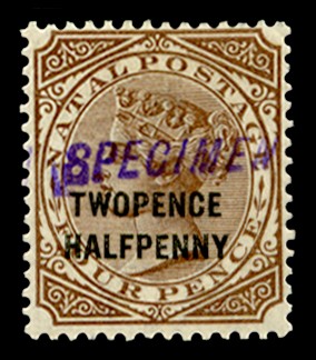 1891 (22 Apr) 2½d on 4d brown, type...