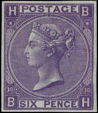 1869 6d mauve Plate 10 (BH),...