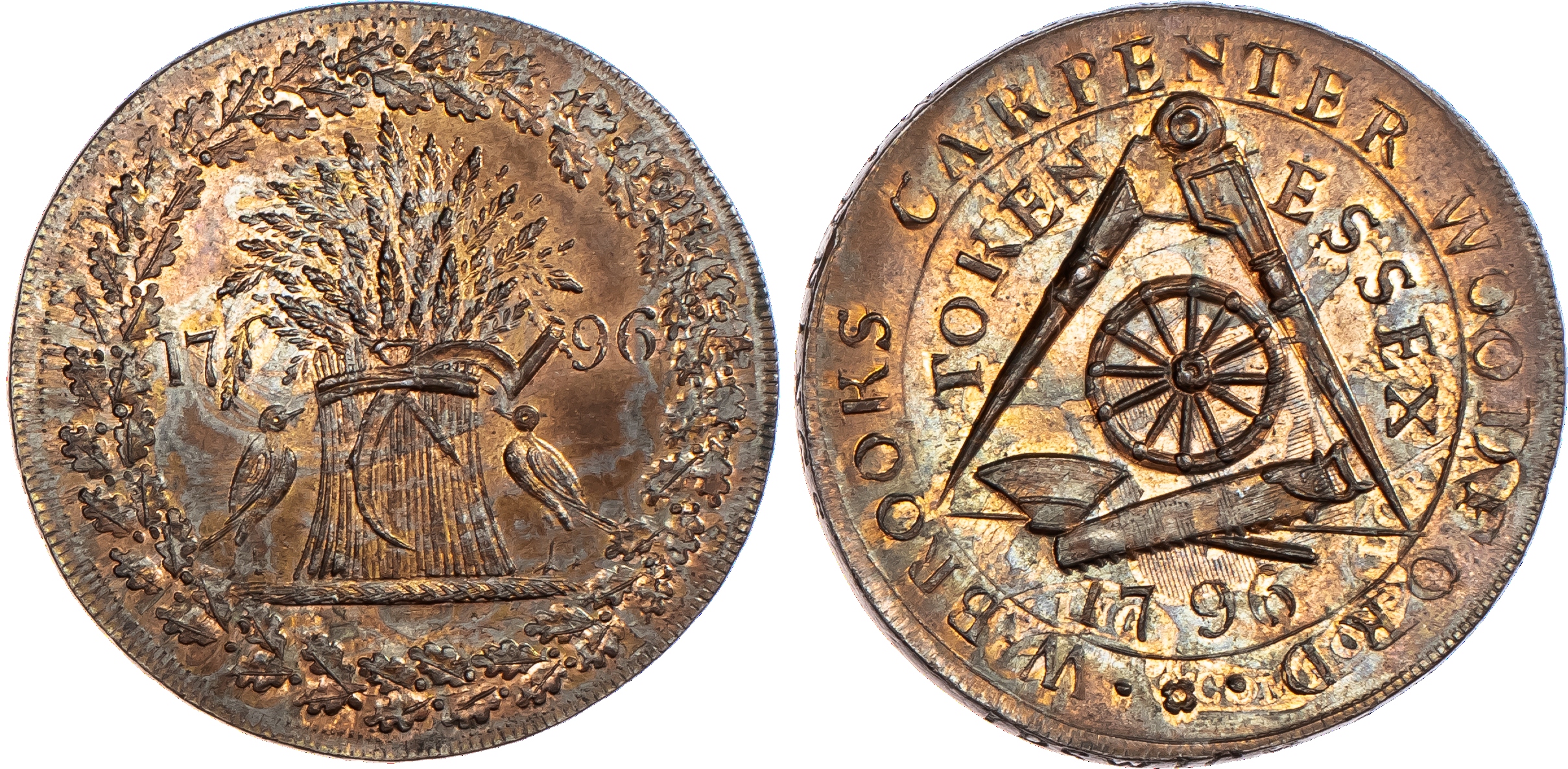 Woodford, Another the same but struck...