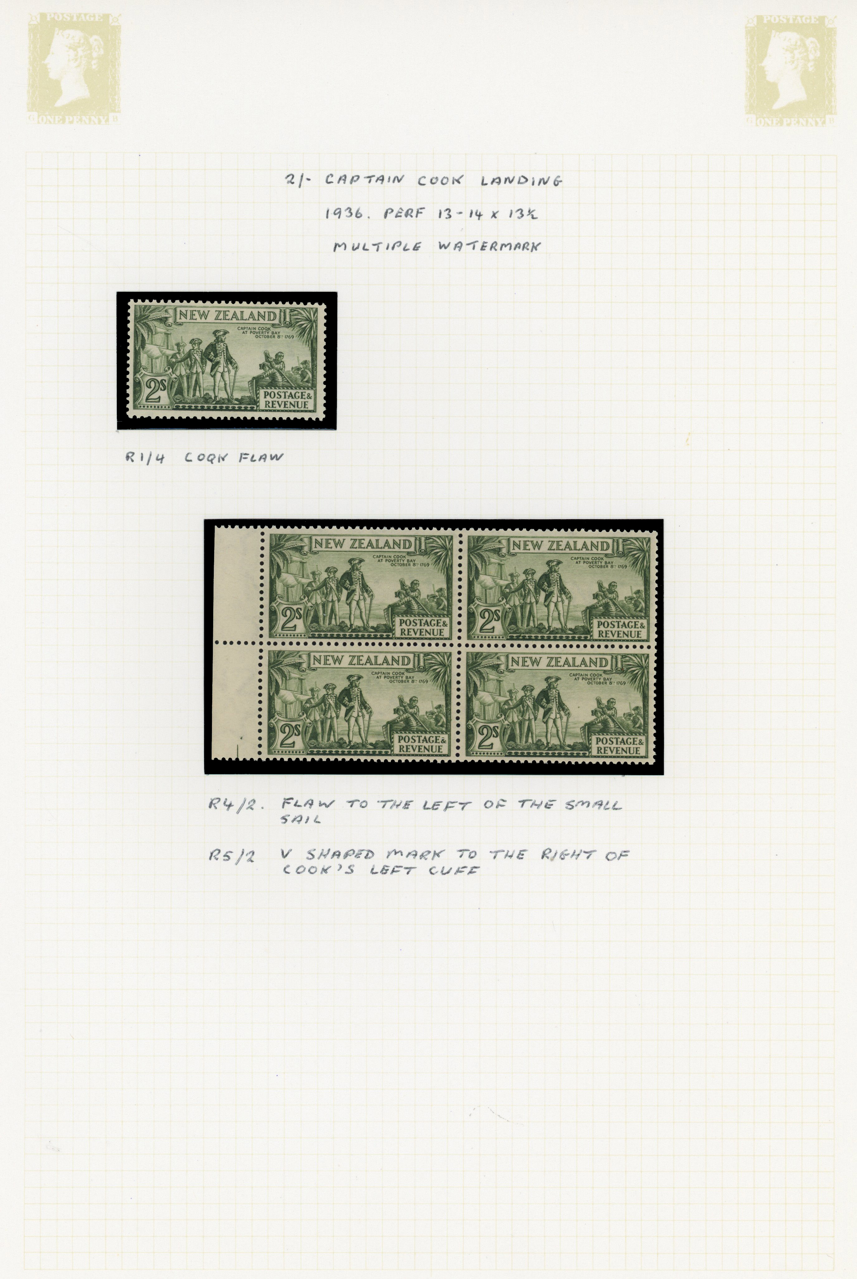 NZ SG 589/e collection mint