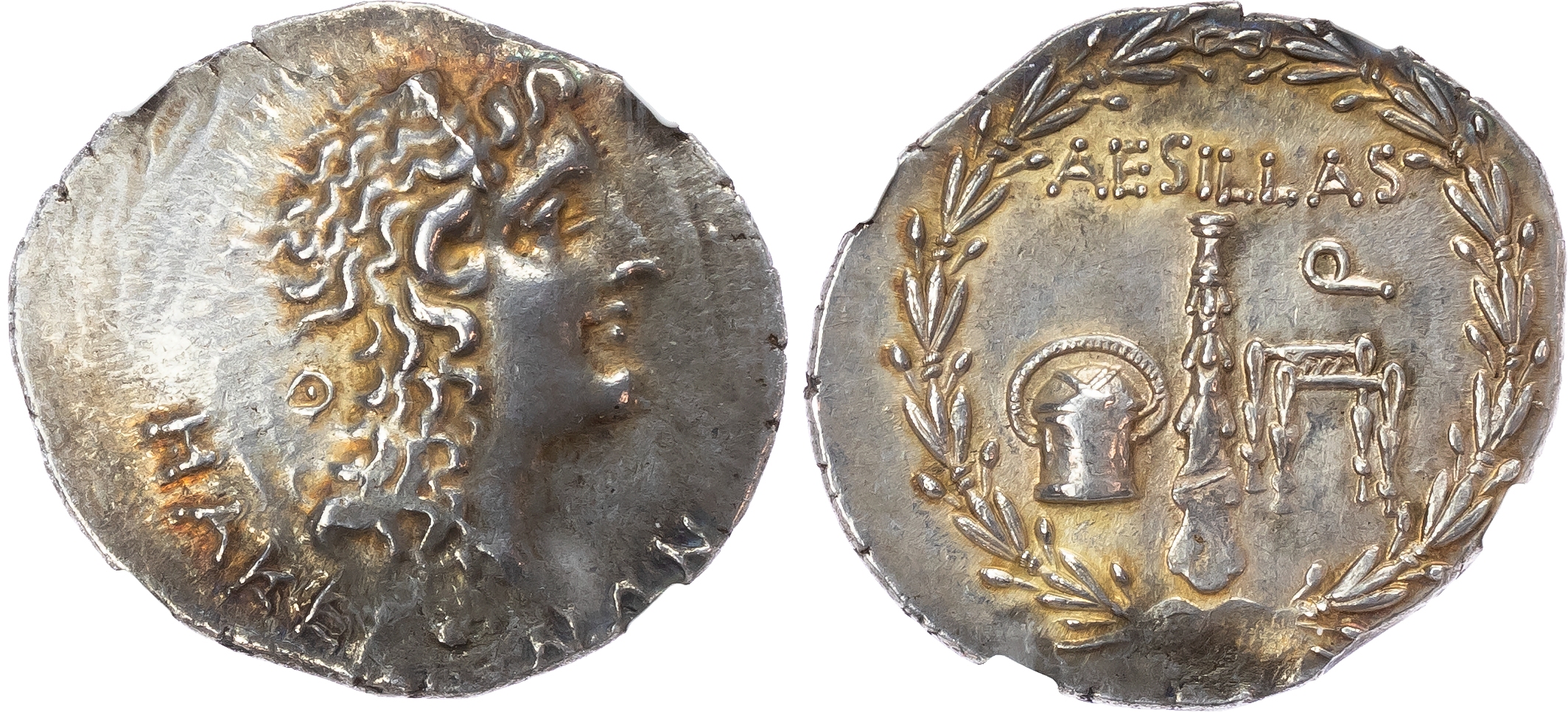 Macedon, Roman Province (c. 90-75 BC) AR Tetradrachm, Aesillas, quaestor, 16.74g. 