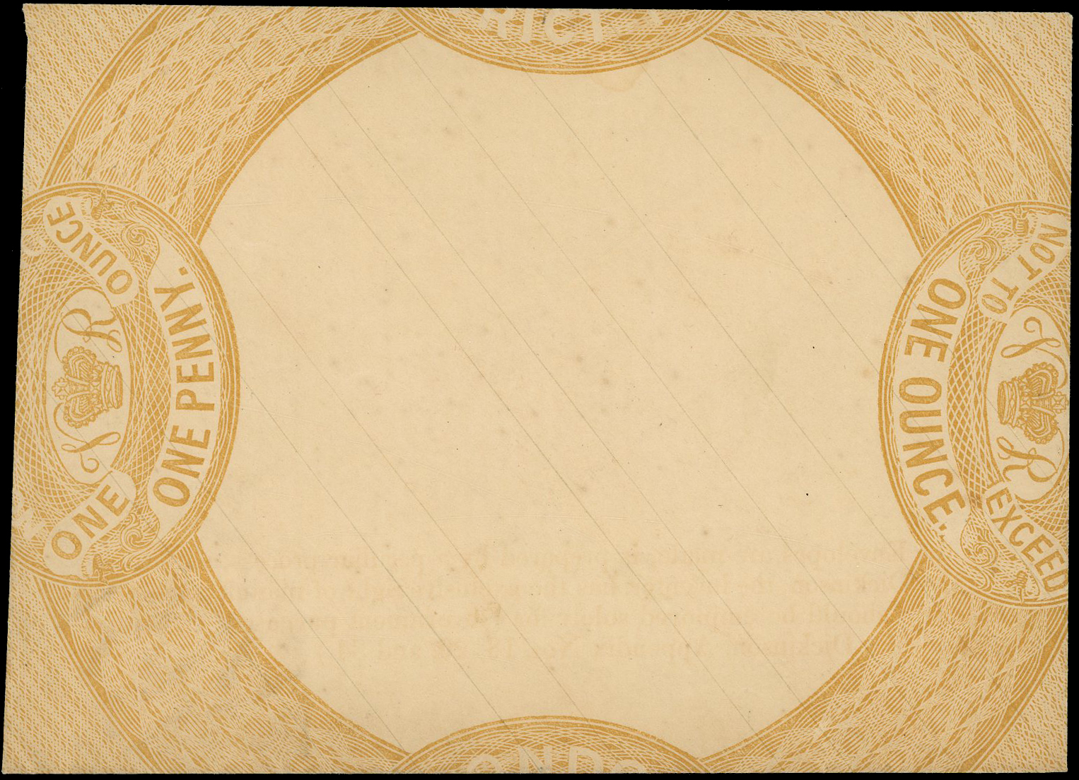 1837 John Dickinson 1d ‘District Post’ Lettersheet.