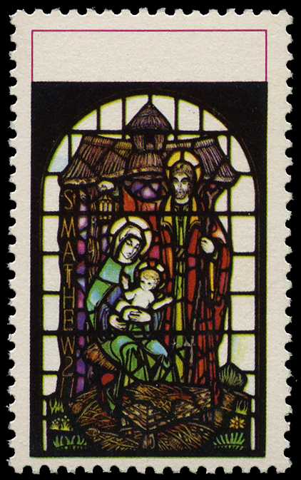 1970 3ct Christmas with green (inscription...