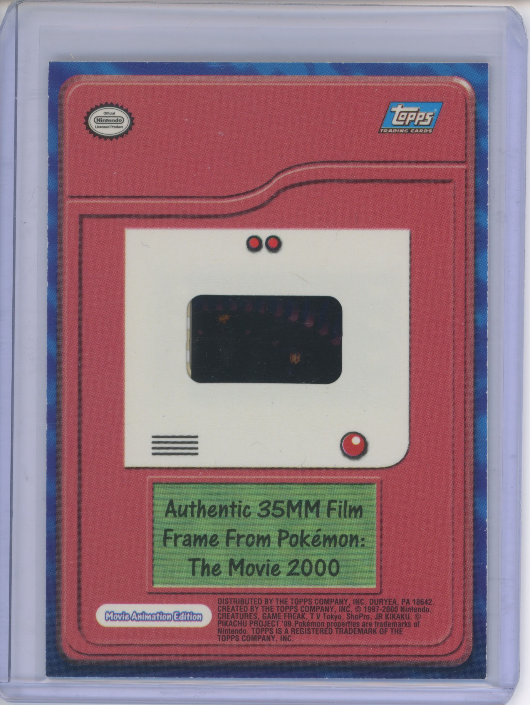Pokémon Topps - Authentic Film Cell - Pokémon The Movie 2000
