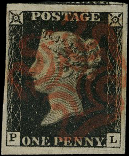 Great Britain SG 2 Plate 8 (PL)