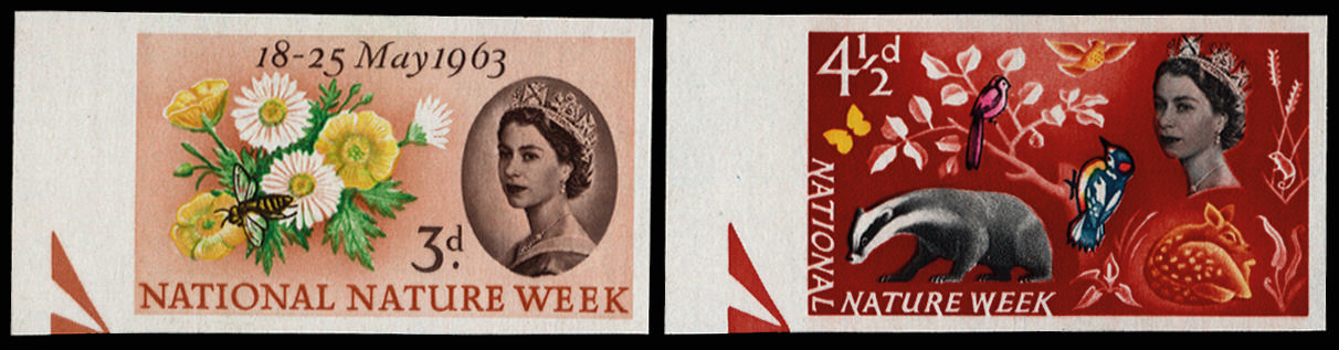 GB 1963 SG 637-8 imprimaturs