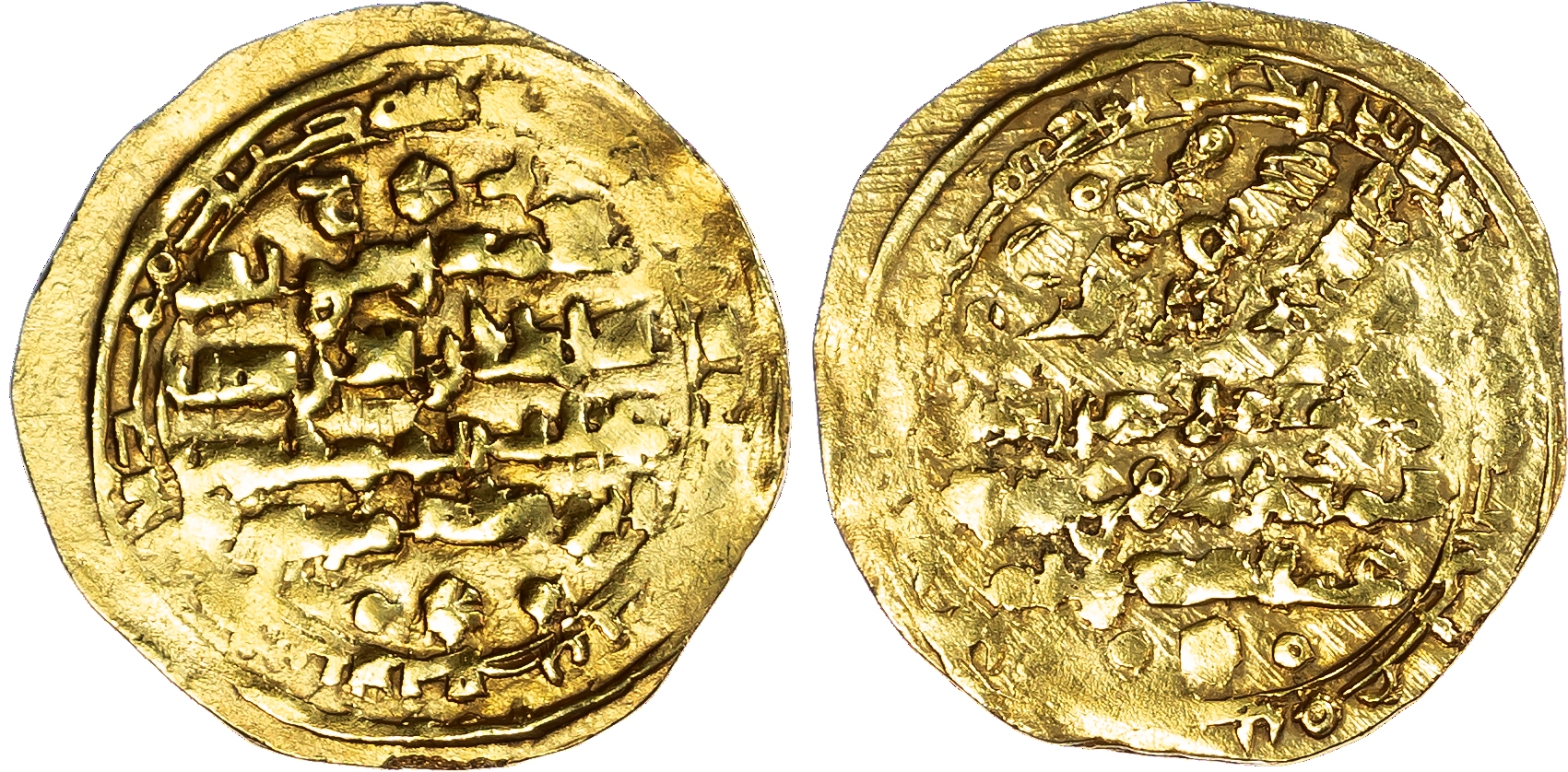 Ghaznavid, Ala al-Dawla Abu Sa'd Mas'ud III (AH 492-508 / 1099-1115 AD), electrum Dinar