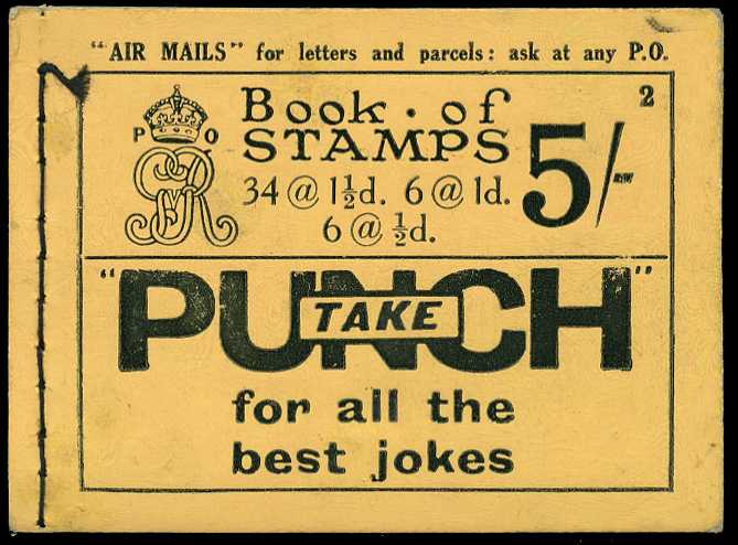 1932 (June) 5/- booklet (#2) with black on...