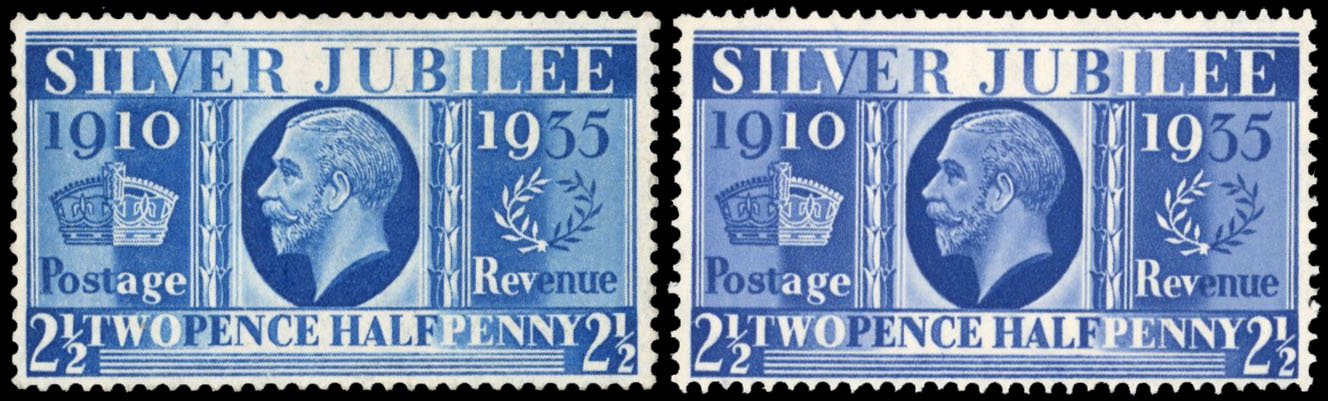 GB SG 456a 2½d Prussian blue mint