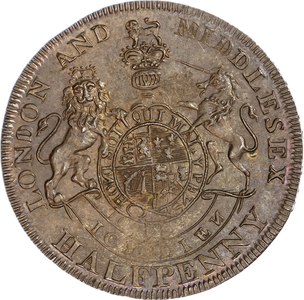 London National Series, Prince of Wales Halfpenny undated