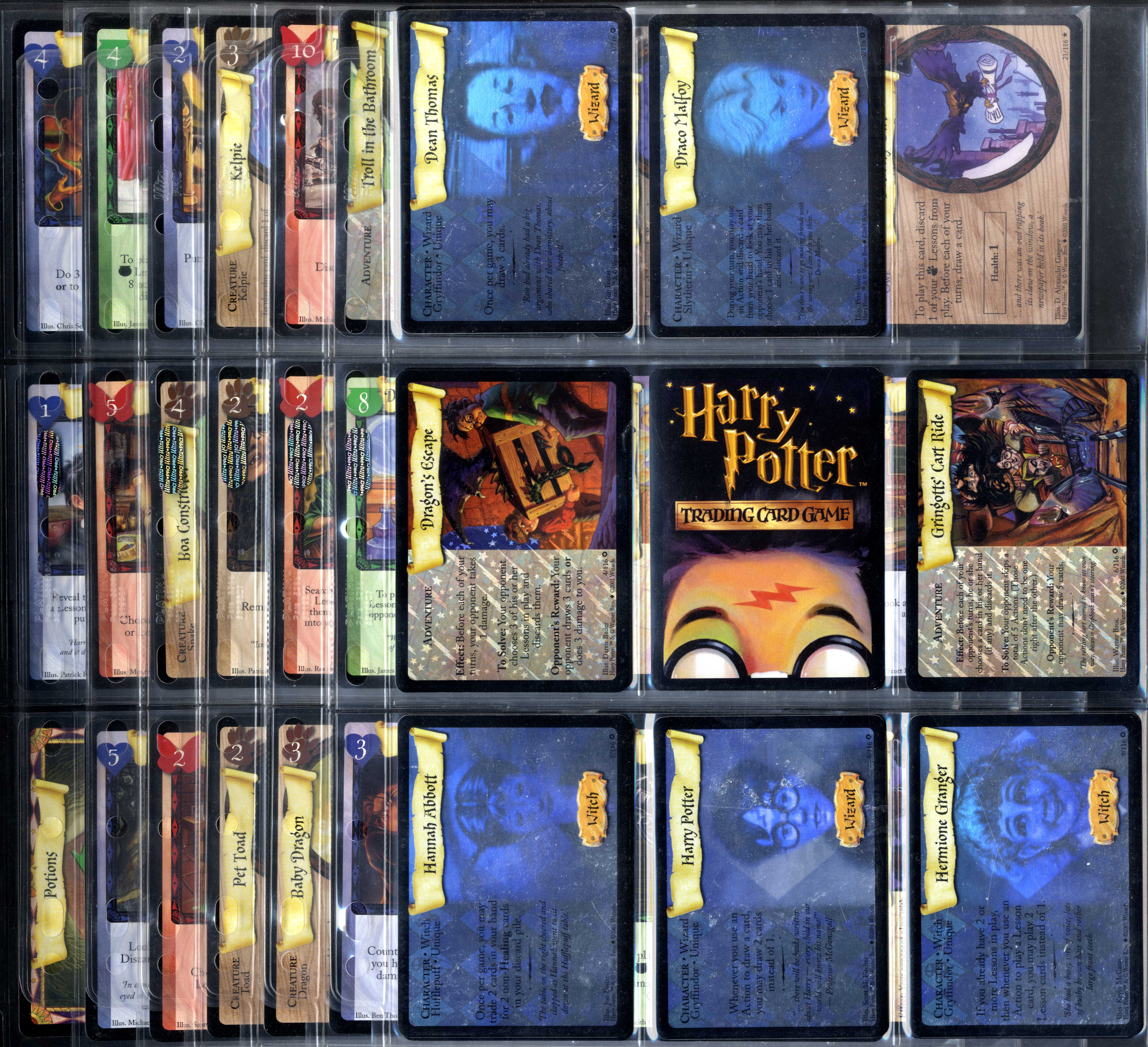 Harry Potter TCG - Partially Complete Base Set - 112/116
