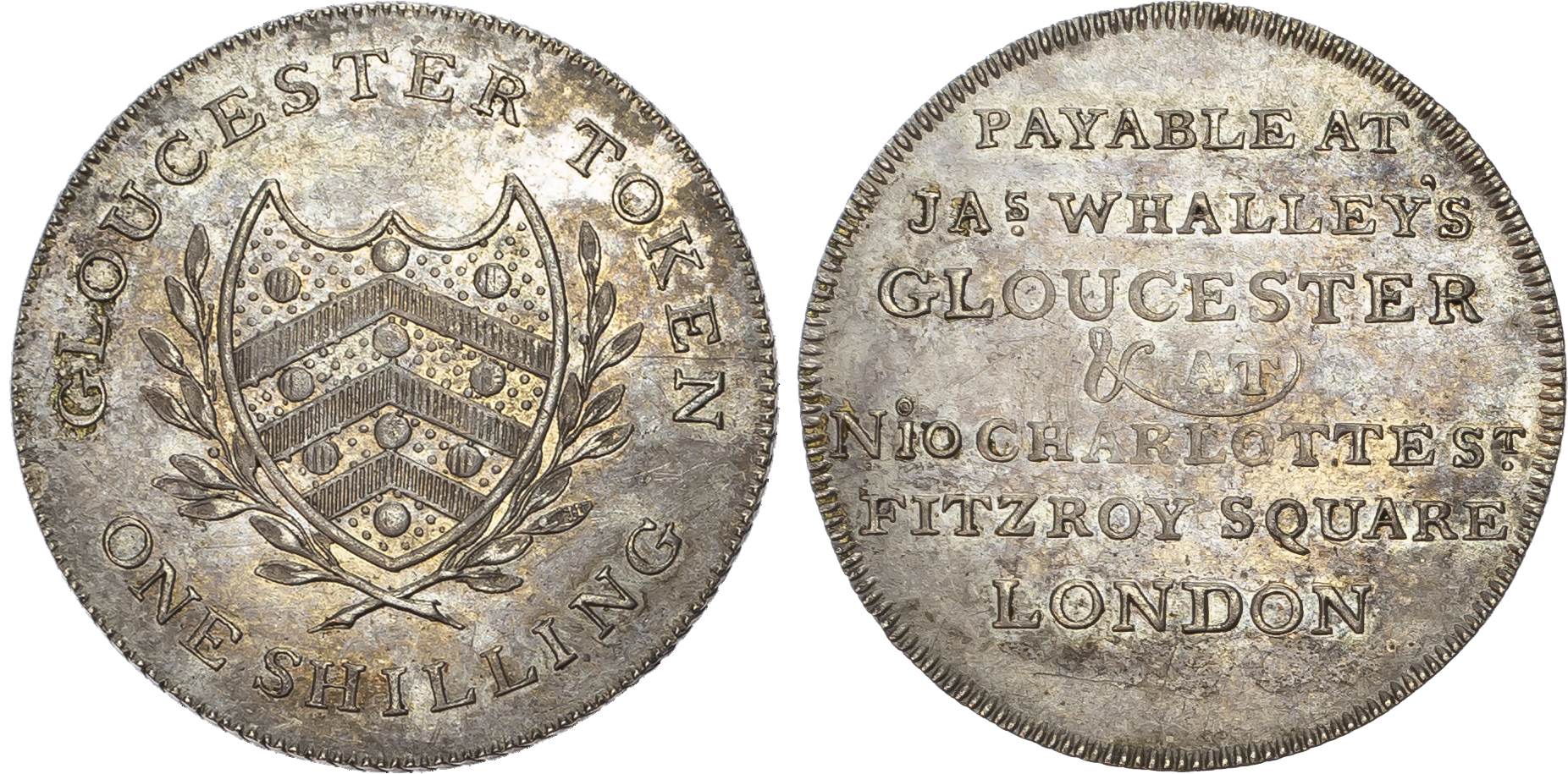 Gloucestershire, Gloucester. Silver shillings, 1811 (3). 