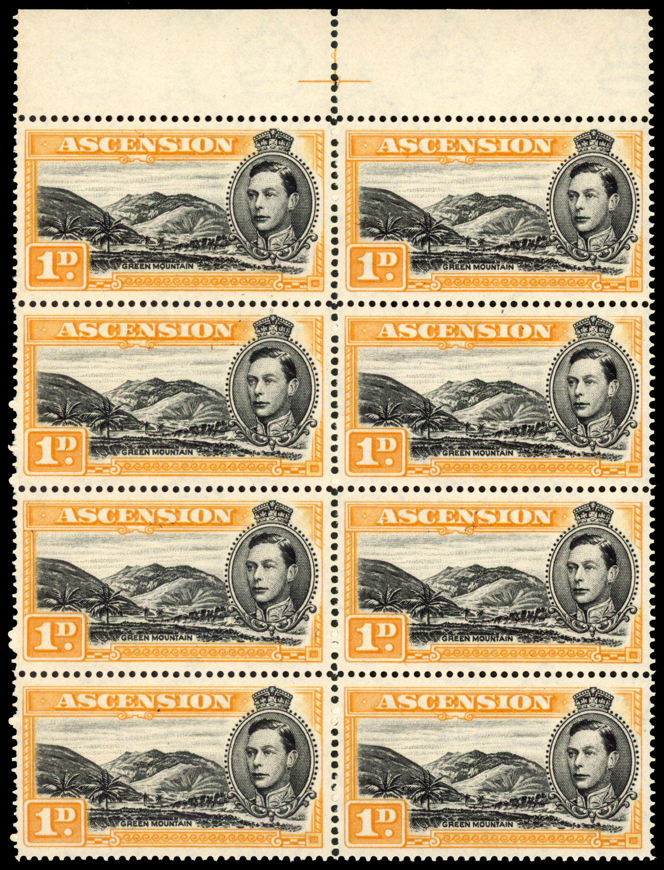 Ascension SG 39ca block mint